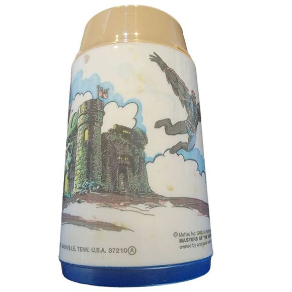 Masters Of The Universe Cup Mup Mattel 1983 Cartoon Thermas He-Man - Picture 5 of 8